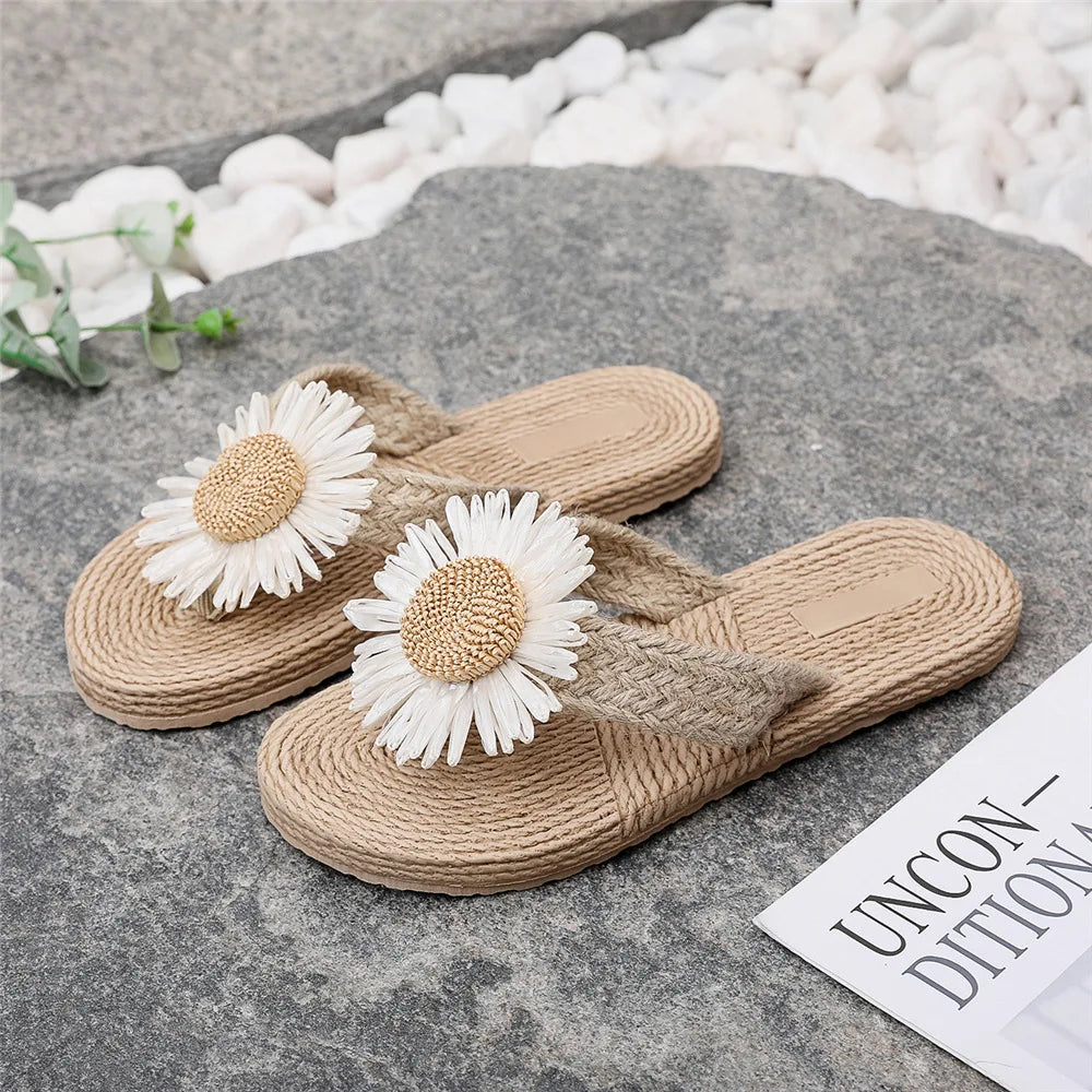 Summer Woven Women Beach Sandals