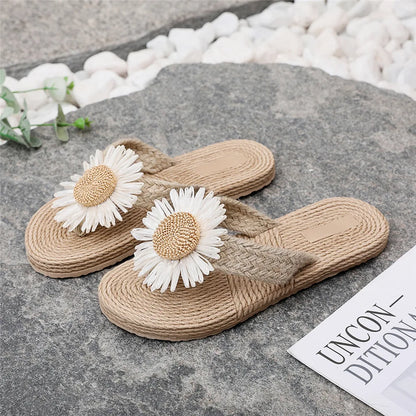 Summer Woven Women Beach Sandals