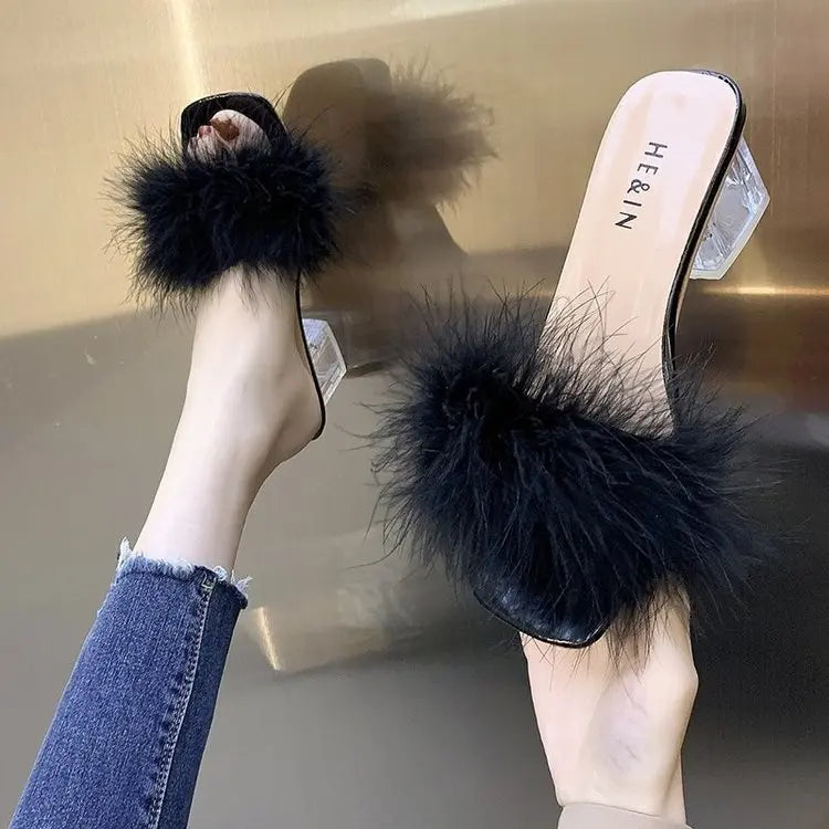 Women’s Summer Square Toe Mules