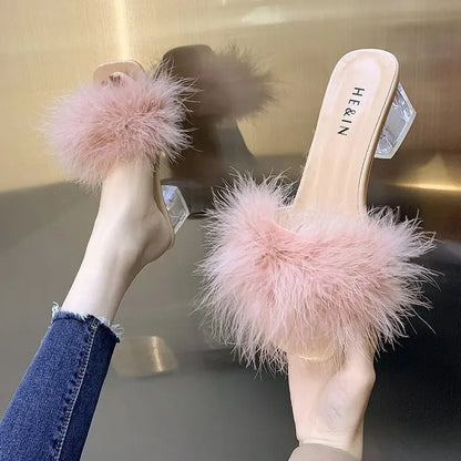 Women’s Summer Square Toe Mules