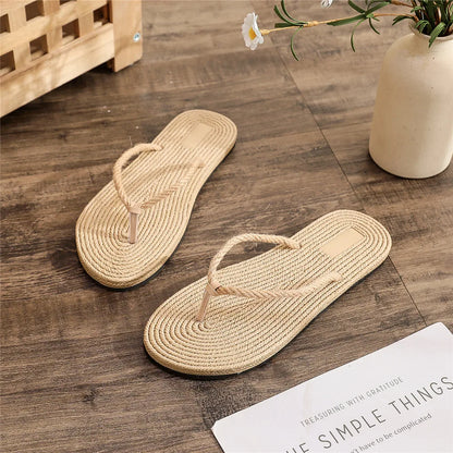 Summer Woven Women Beach Sandals