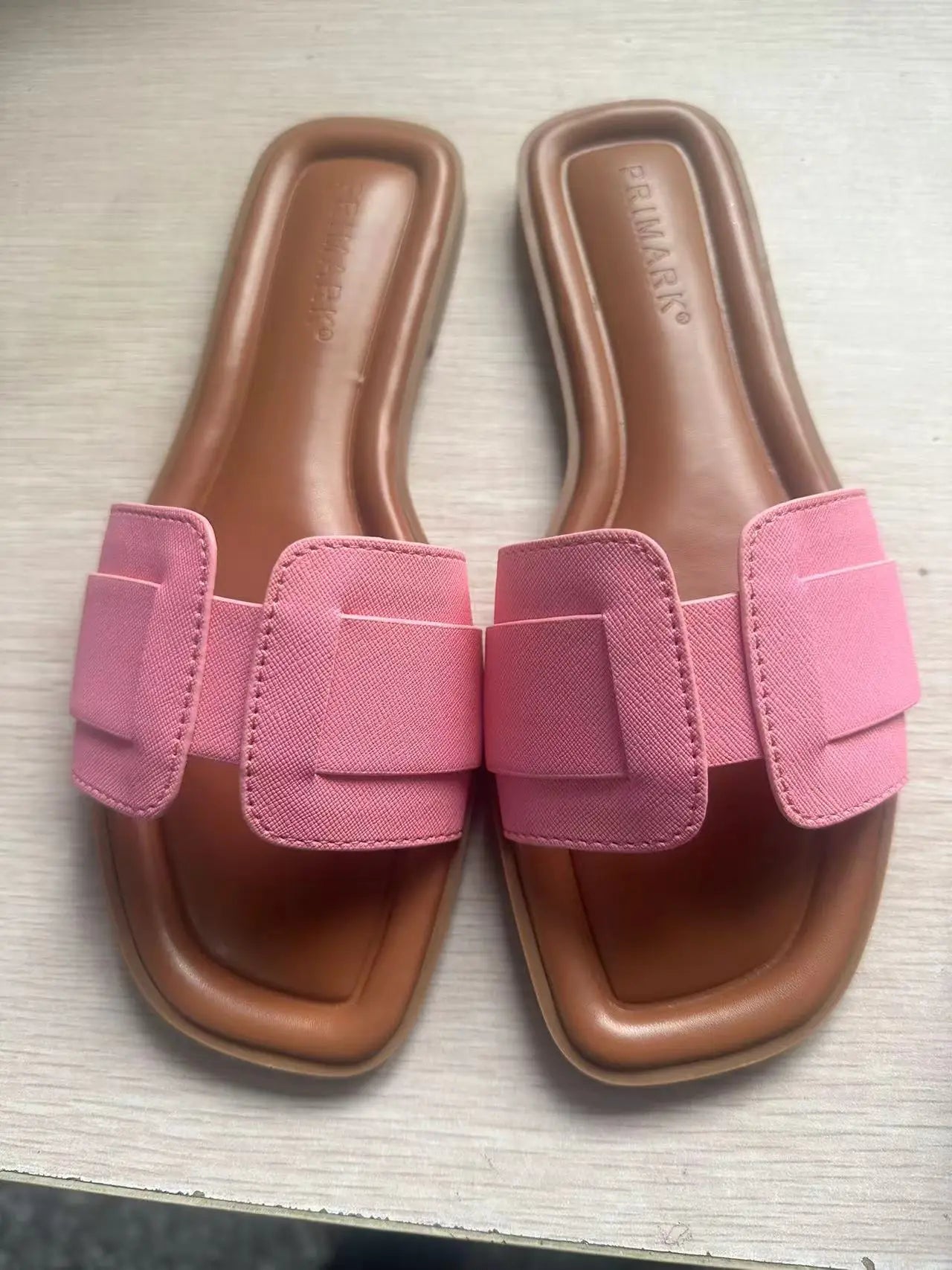 Women’s Casual Leather Flat Slippers