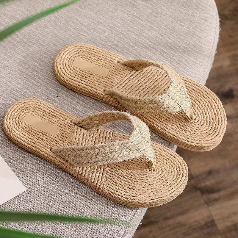 Summer Woven Women Beach Sandals