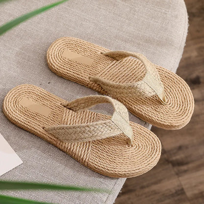 Summer Woven Women Beach Sandals
