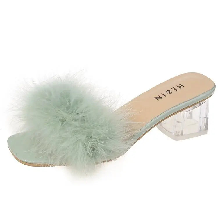 Women’s Summer Square Toe Mules