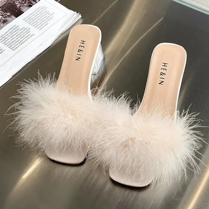 Women’s Summer Square Toe Mules
